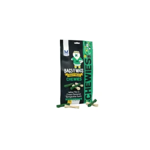 Bags O' Wags Chewies Lekker Mint & Cream Flavoured "Springbokkie" Swirls Dog Treats 120g